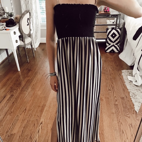 Strapless maxi dress - Picture 4 of 4